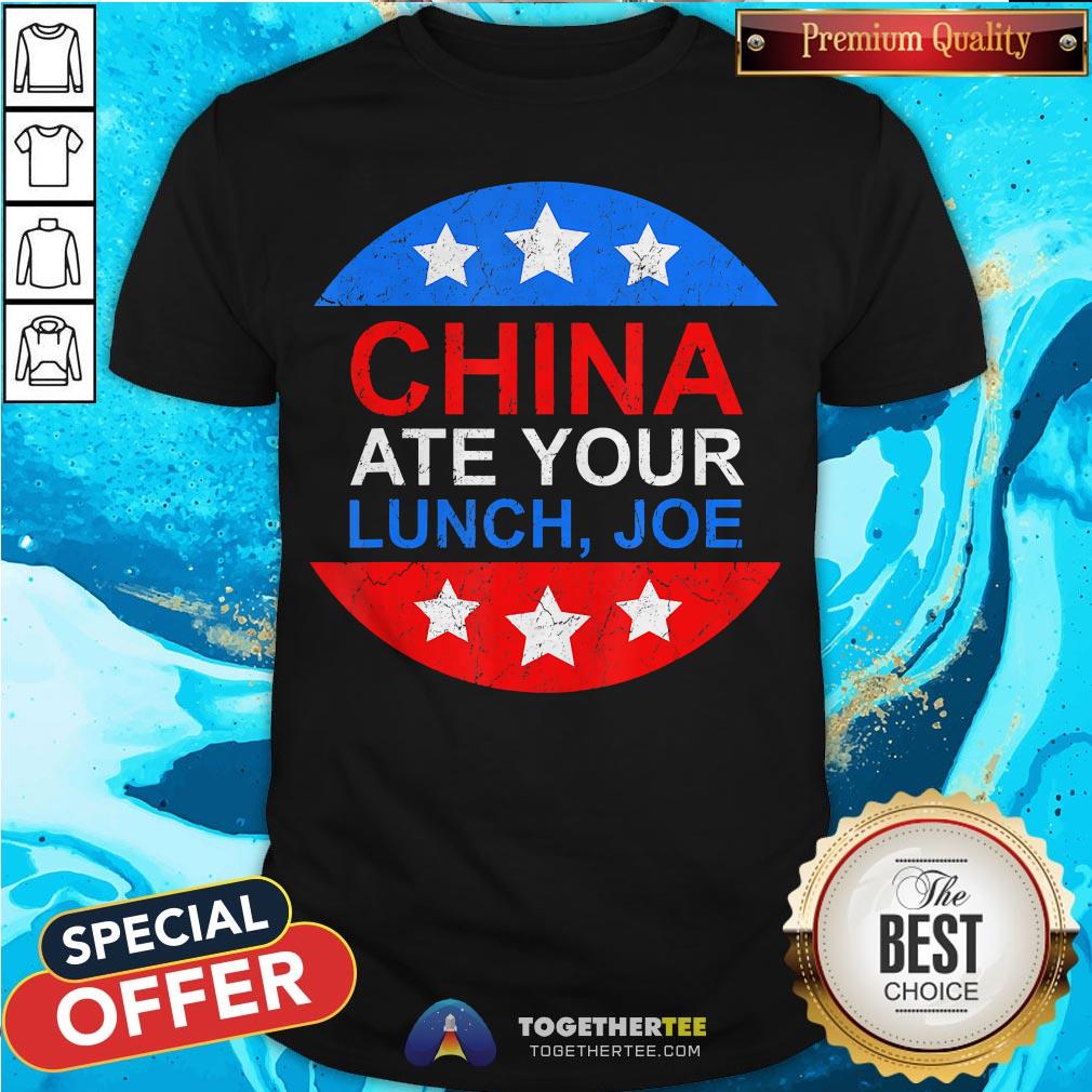 China Ate Your Lunch Joe Funny 2020 Presidential Debate Gift T-Shirt