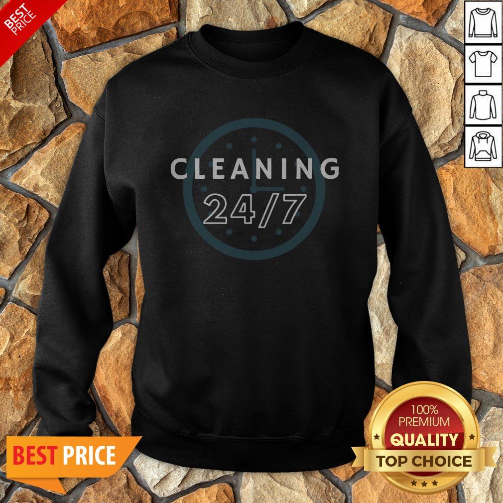 Cleaning 247 Housekeeping Humor Shirt