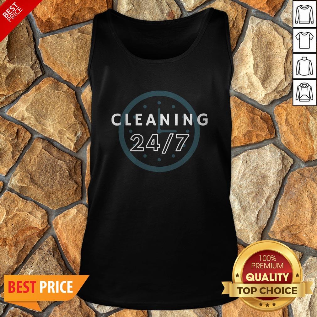 Cleaning 247 Housekeeping Humor Shirt