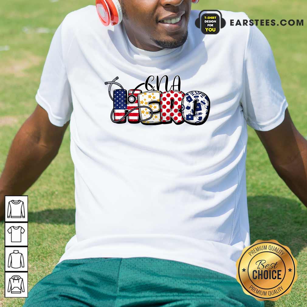 CNA Hero Nurse Doctor Medical American Flag Shirt