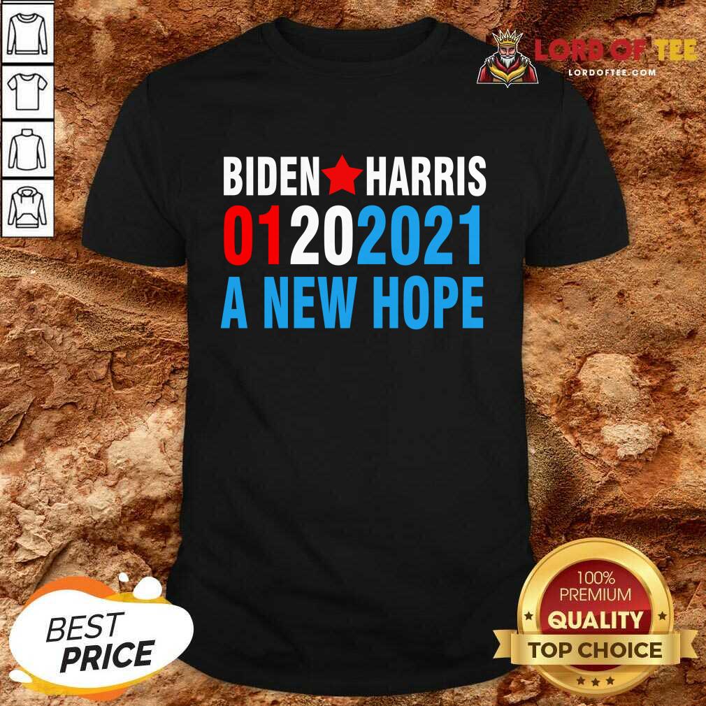 Cool Biden Harris Inauguration January 2021 A New Hope 01202021 Shirt