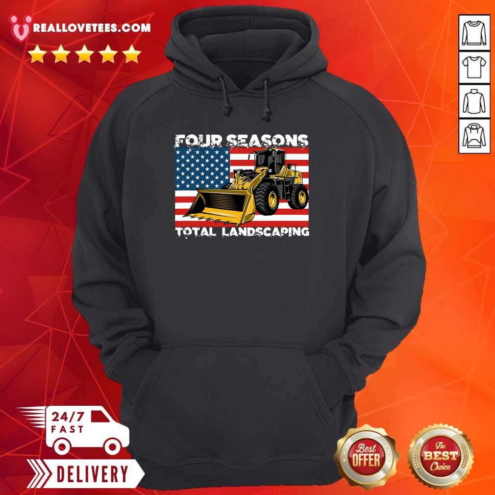 Cool Four Season Total Landscaping American flag Shirt