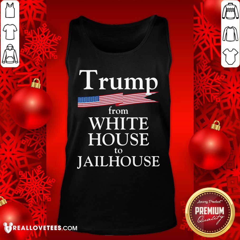 Cool Trump Story From White House To Jailhouse American Flag Shirt