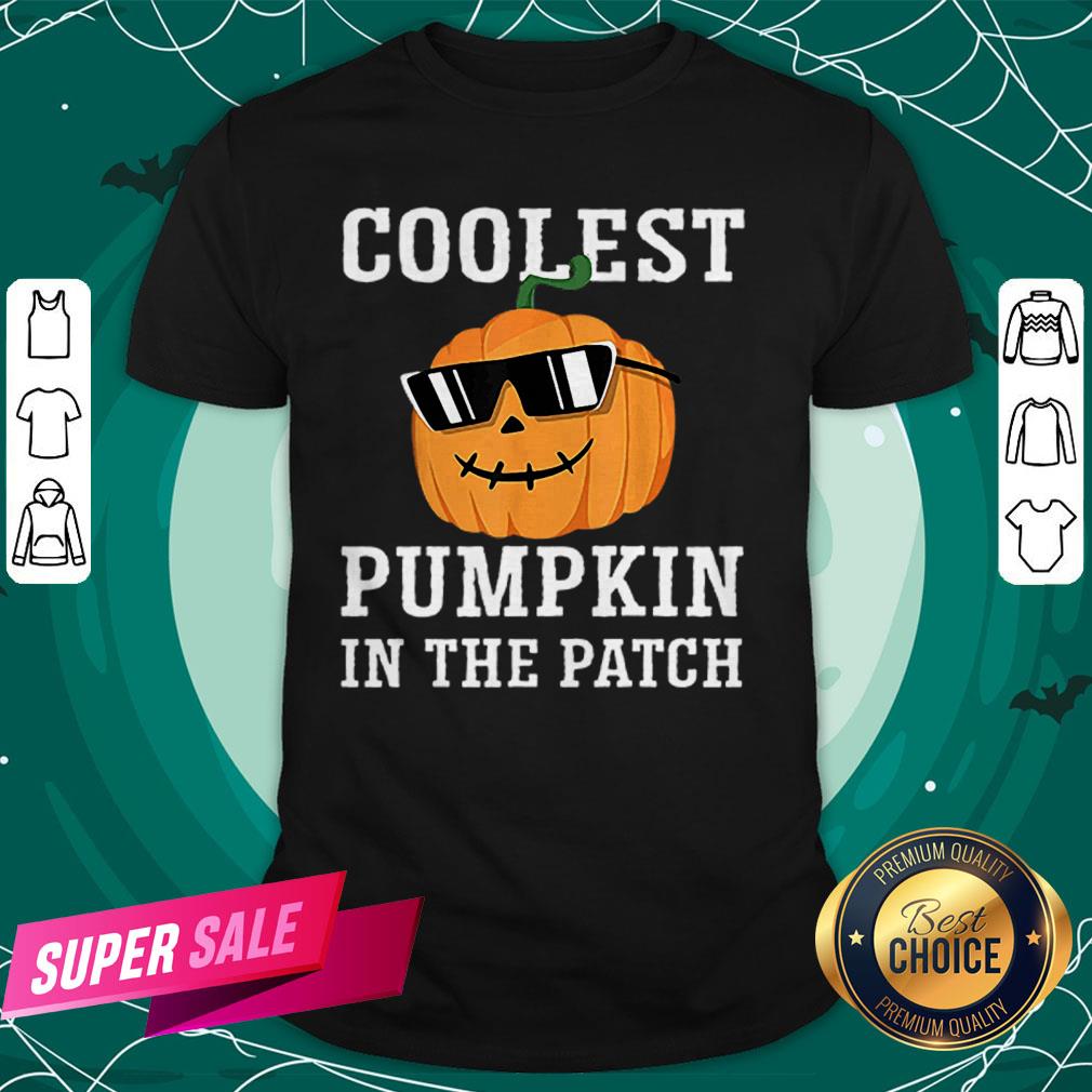 Coolest Pumpkin In The Patch Halloween Costume Kids Gift T-Shirt
