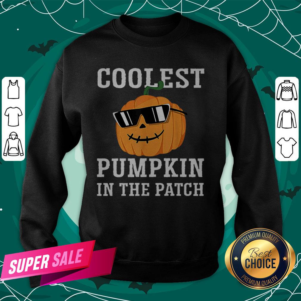 Coolest Pumpkin In The Patch Halloween Costume Kids Gift T-Shirt