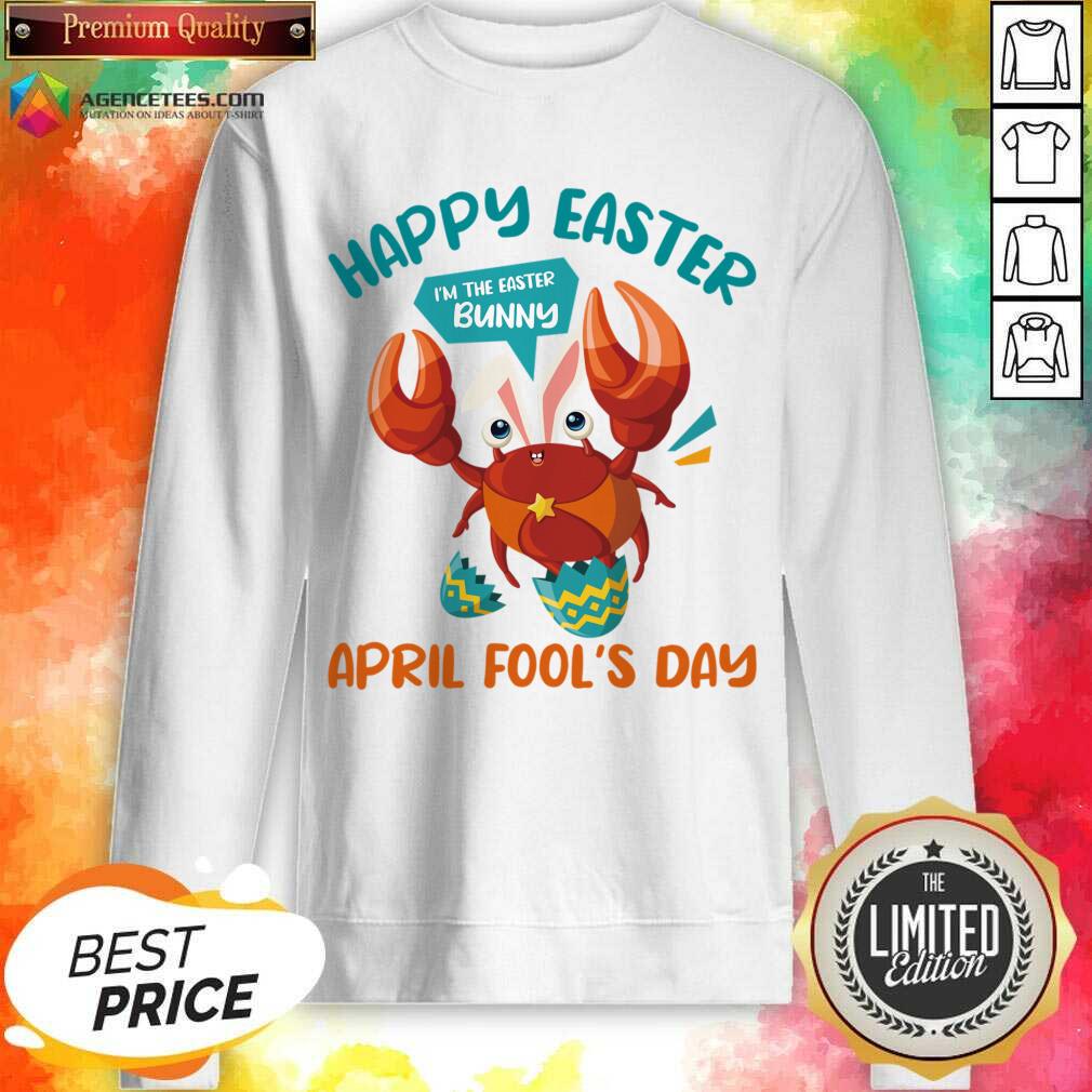 Crab Happy Easter April Fool's Day Bunny Shirt