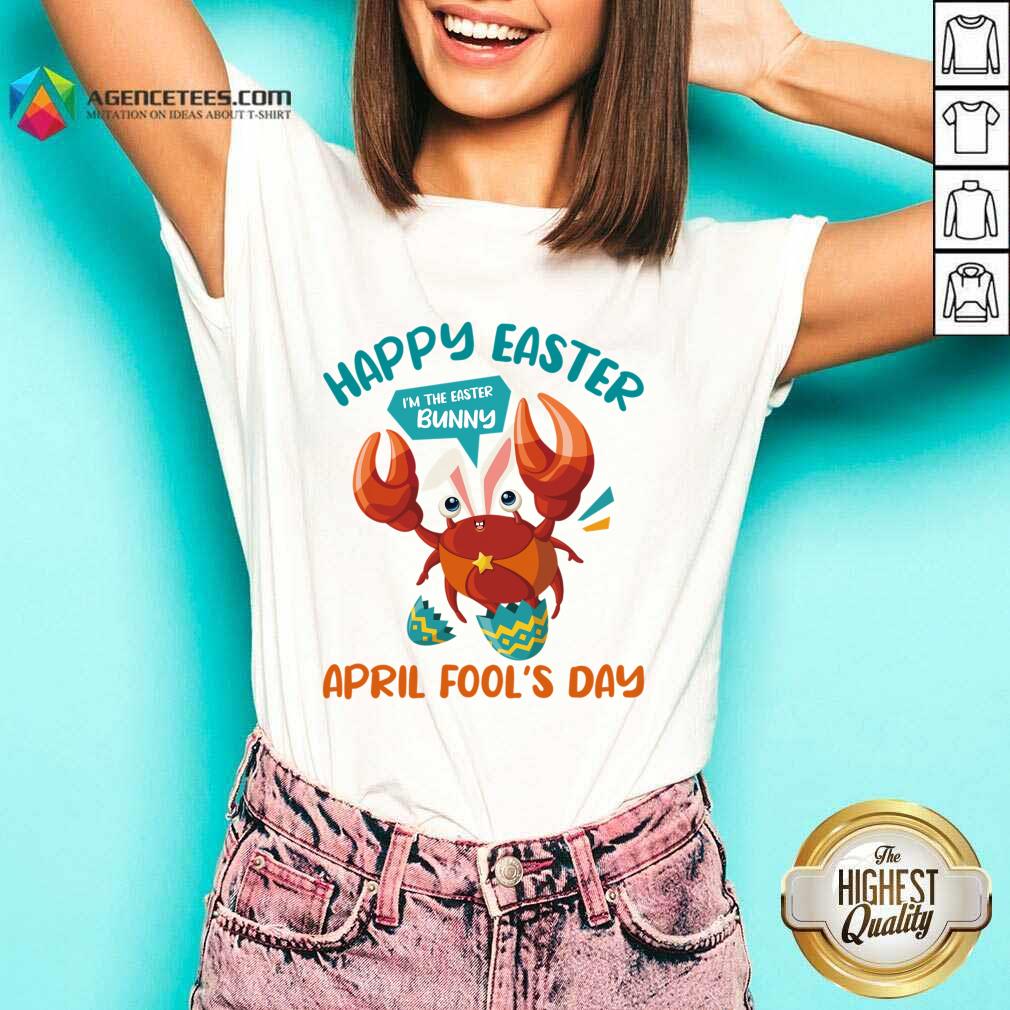 Crab Happy Easter April Fool's Day Bunny Shirt
