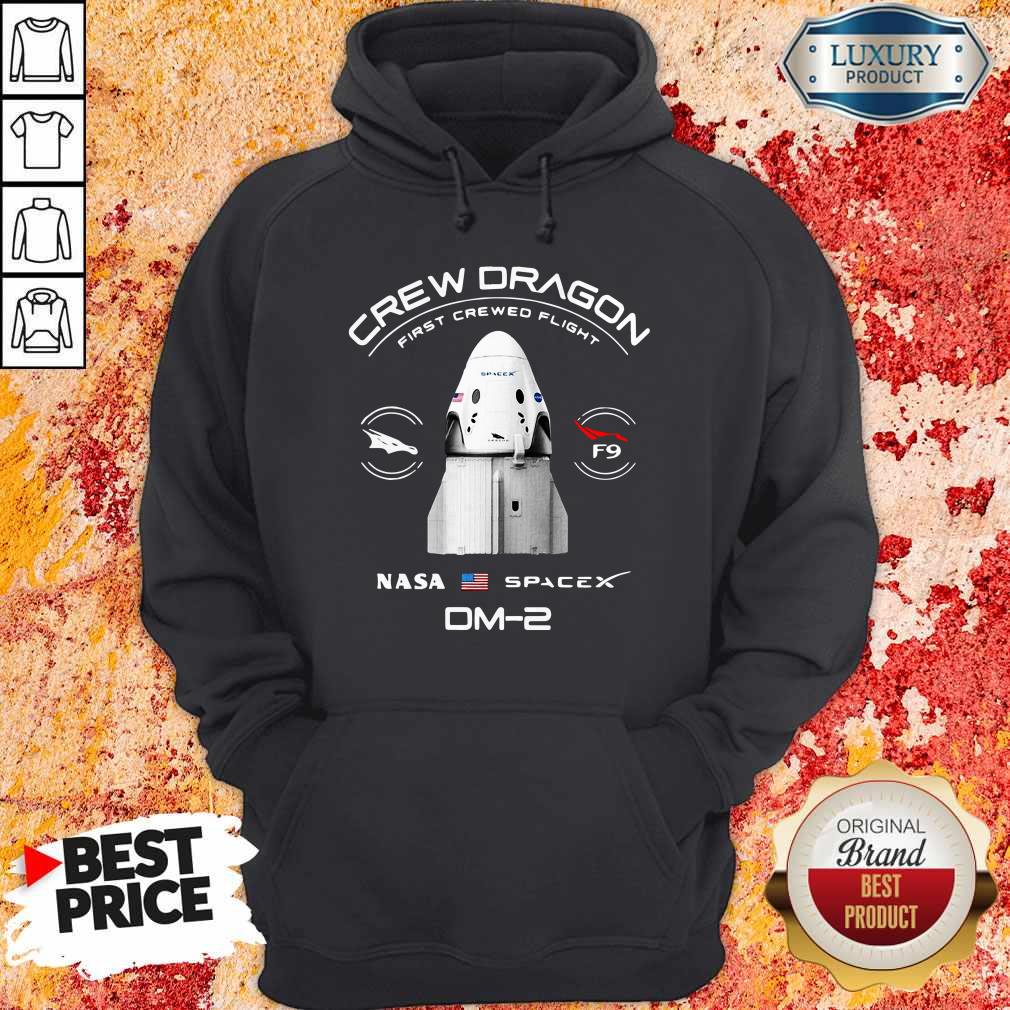 Crew Dragon First Crewed Flight Nasa Space DM-2 Shirt