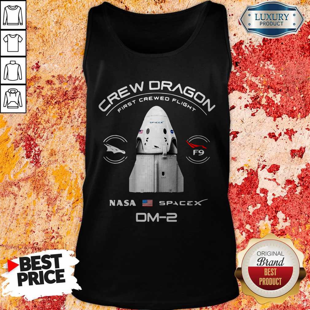 Crew Dragon First Crewed Flight Nasa Space DM-2 Shirt