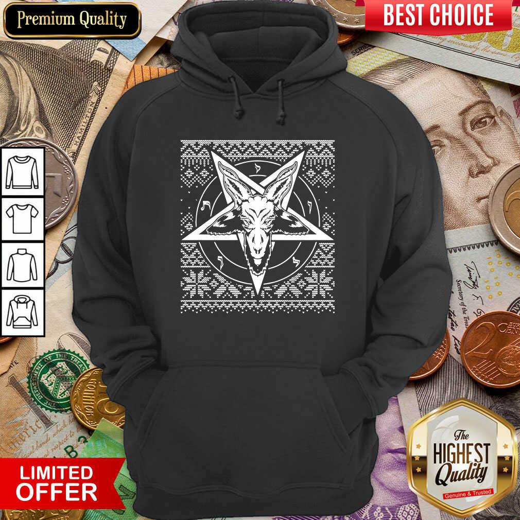 Cute Baphomet Christmas Ugly Christmas Shirt