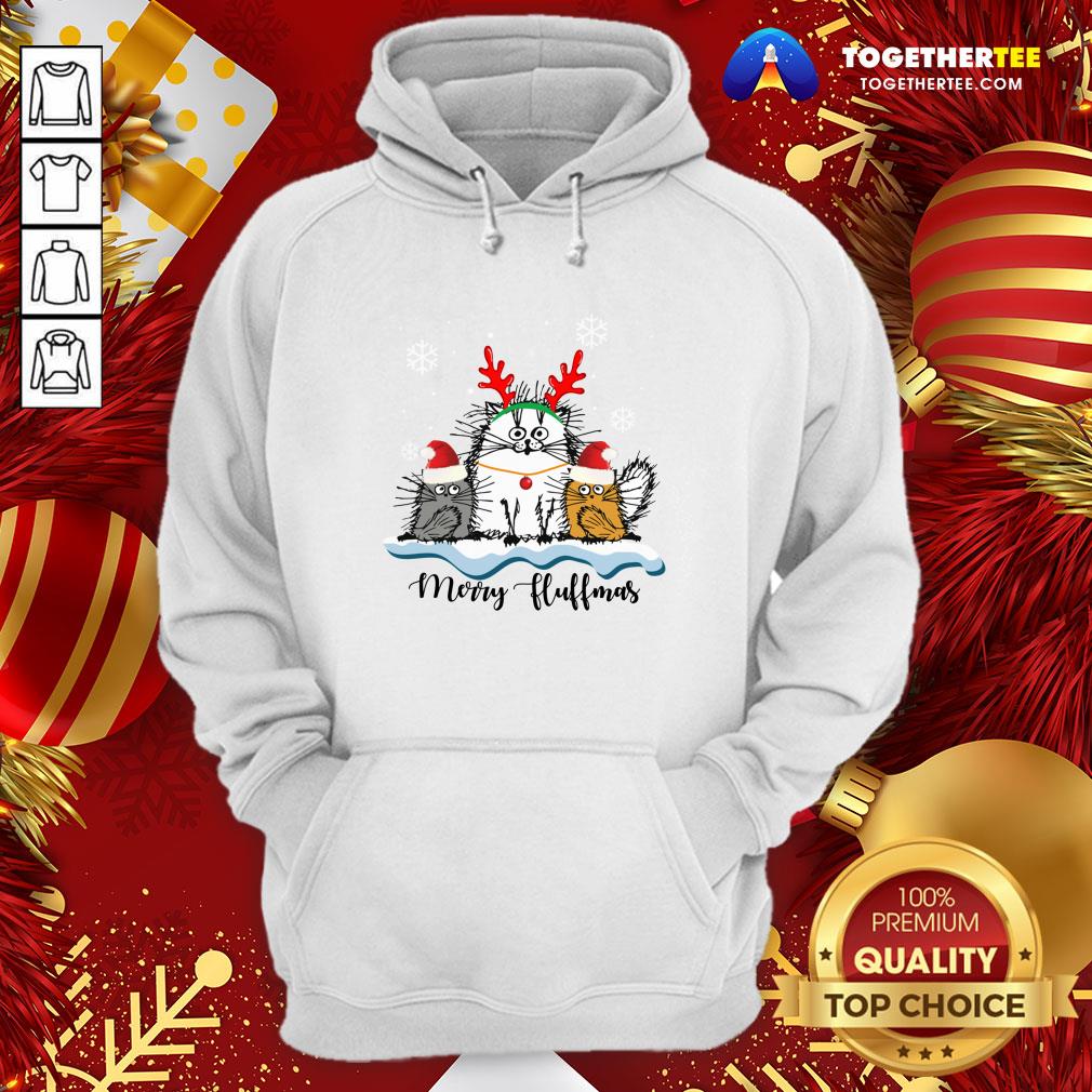 Cute Cats Merry Fluffmas Christmas Shirt