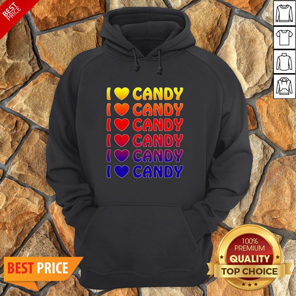 Cute Halloween Candy I Love Candy Boy Girls Kids Gift Shirt