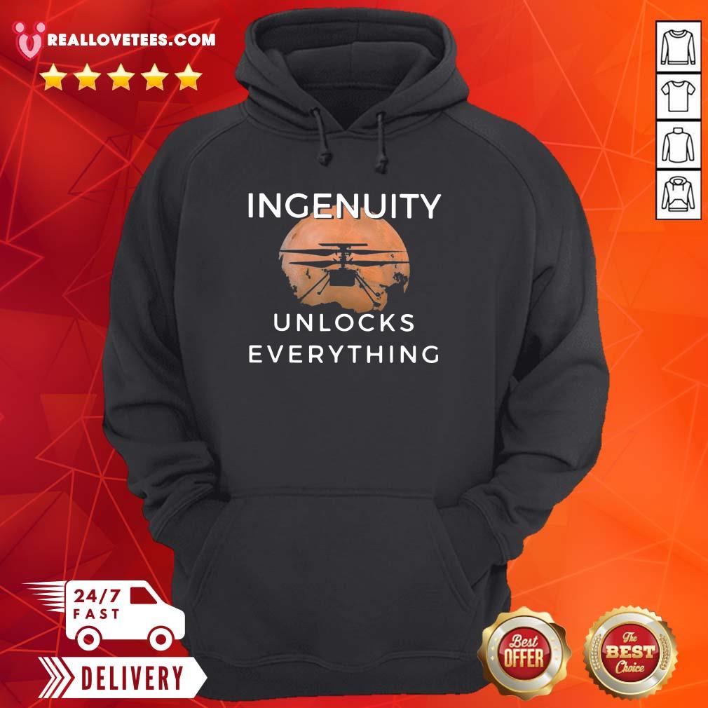 Cute Ingenuity Unlocks Everything Perseverance Rover Nasa Shirt