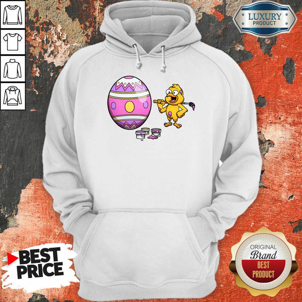 Cute Little Chick Painting An Easter Egg Shirt