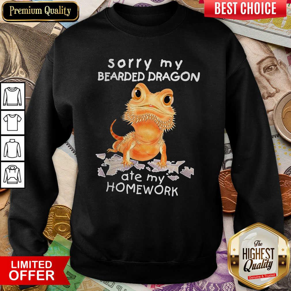 Cute Sorry My Bearded Dragon Ate My Homework Shirt