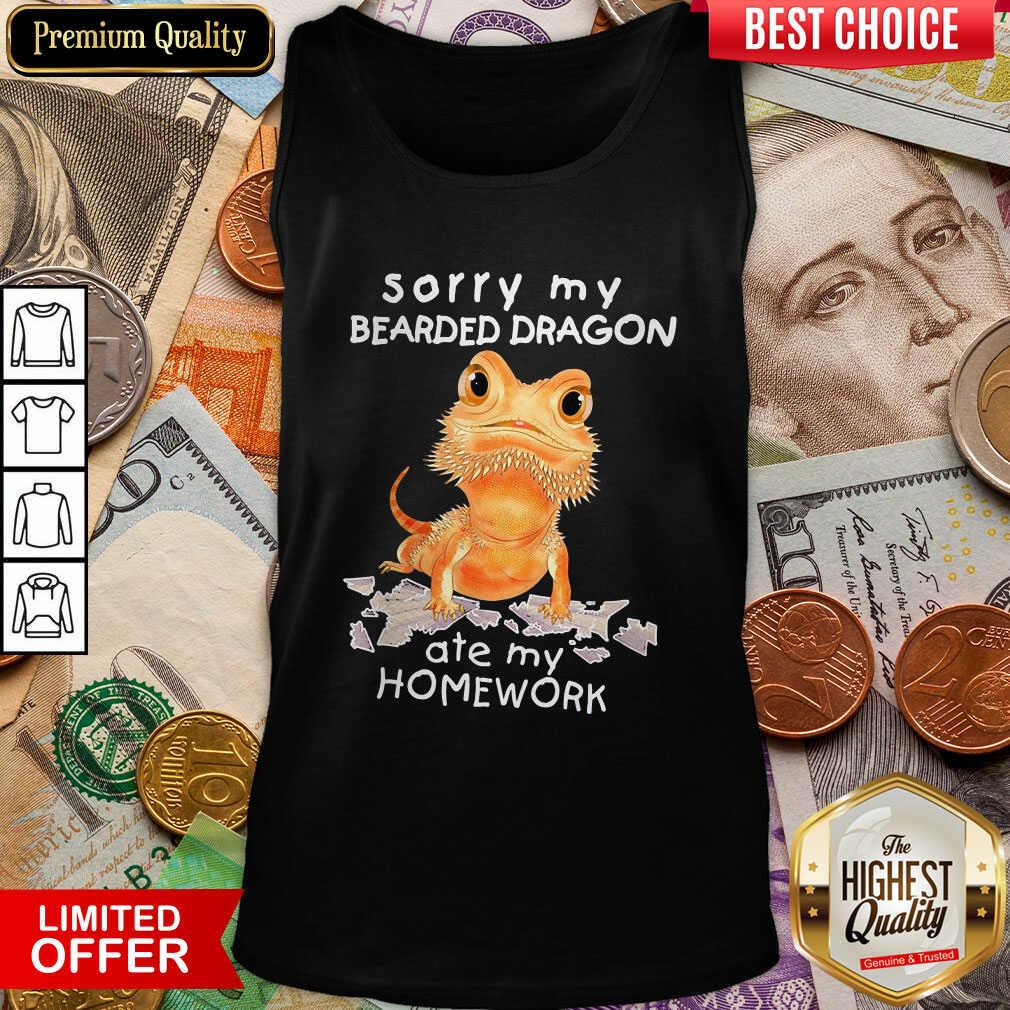 Cute Sorry My Bearded Dragon Ate My Homework Shirt