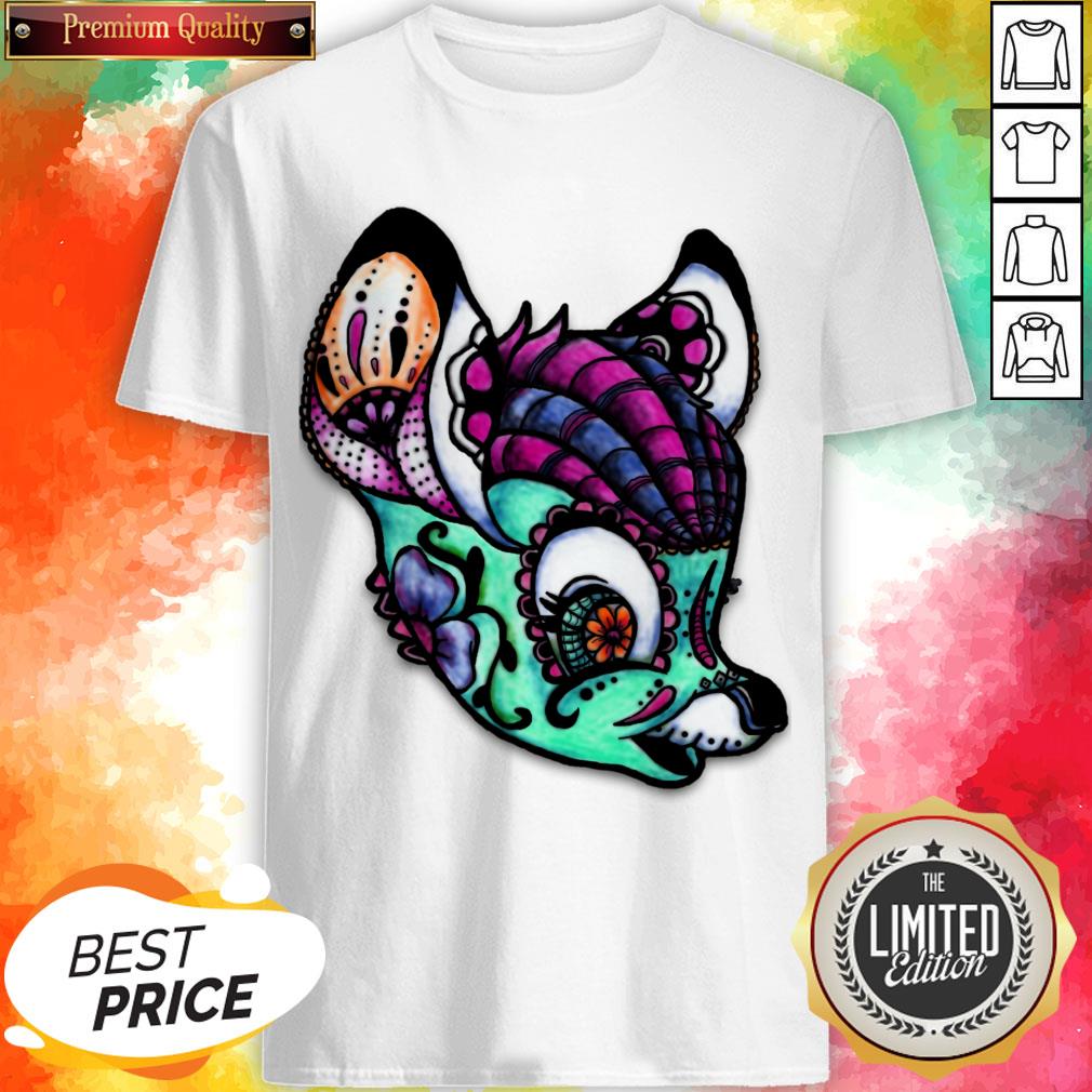 Cute Sugar Skull Bambi Dia De Los Muertos Day Of The Dead Shirt