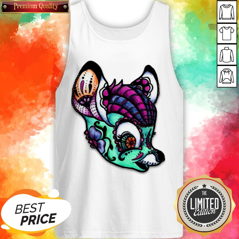 Cute Sugar Skull Bambi Dia De Los Muertos Day Of The Dead Shirt