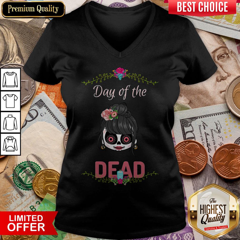 Cute Sugar Skull Day Of The Dead Shirt