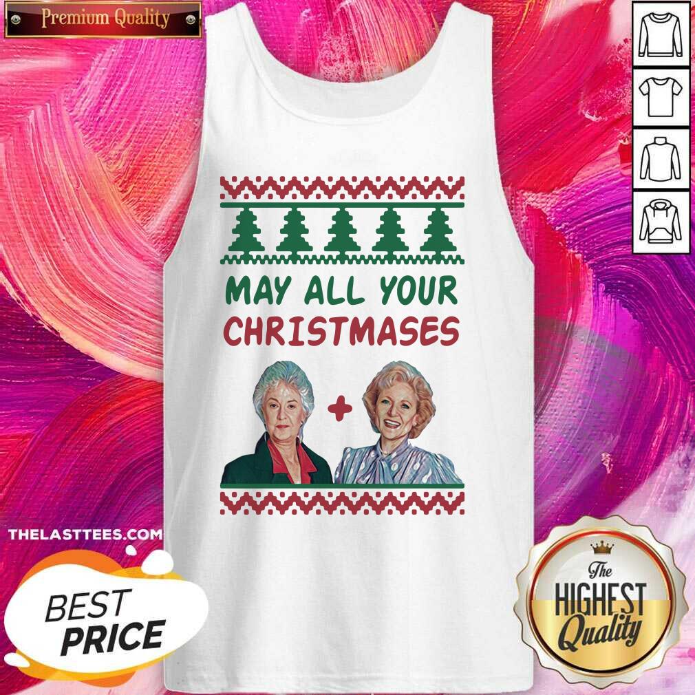Cute The Golden Girls May All Your Christmases Ugly Shirt