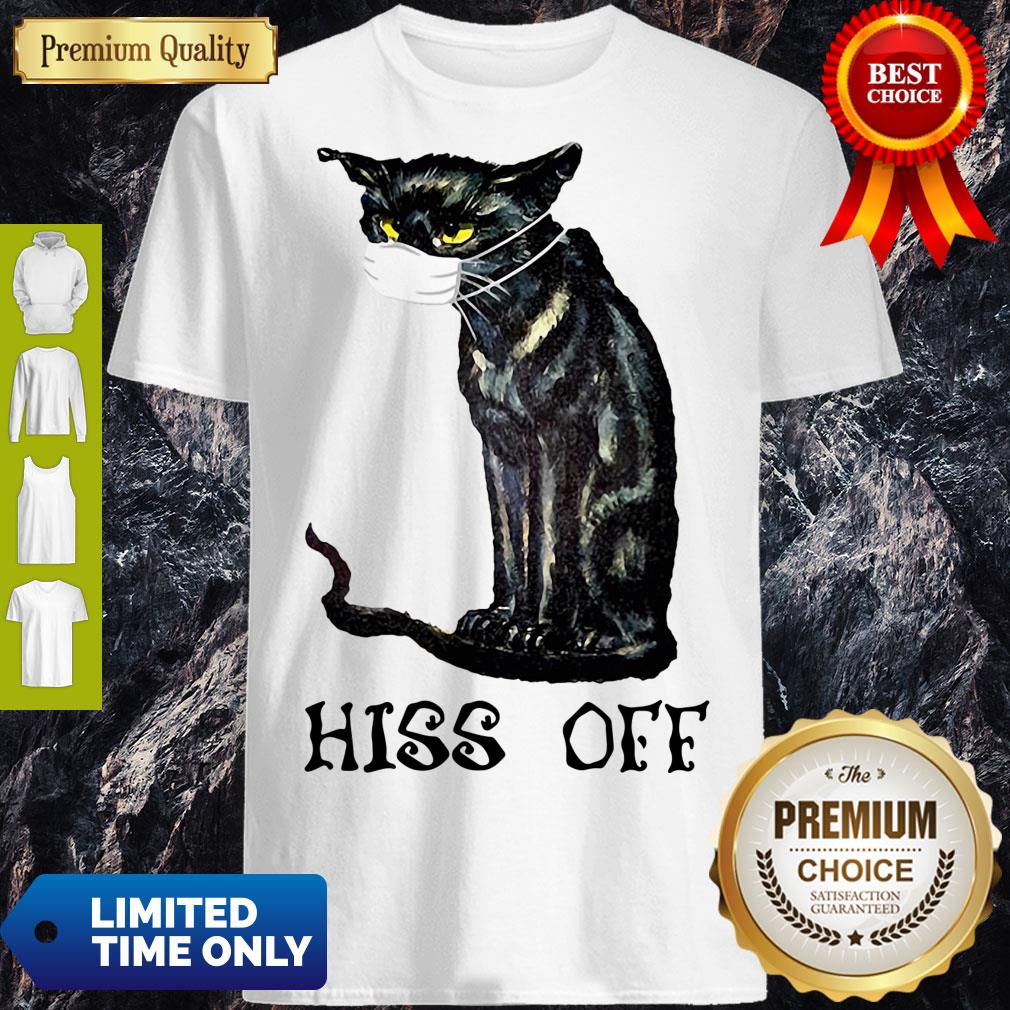 Pretty Black Cat Hiss Off Shirt