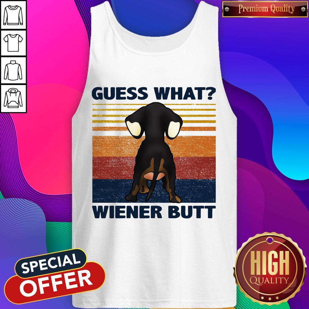 Dachshund Guess What Wiener Butt Vintage Shirt