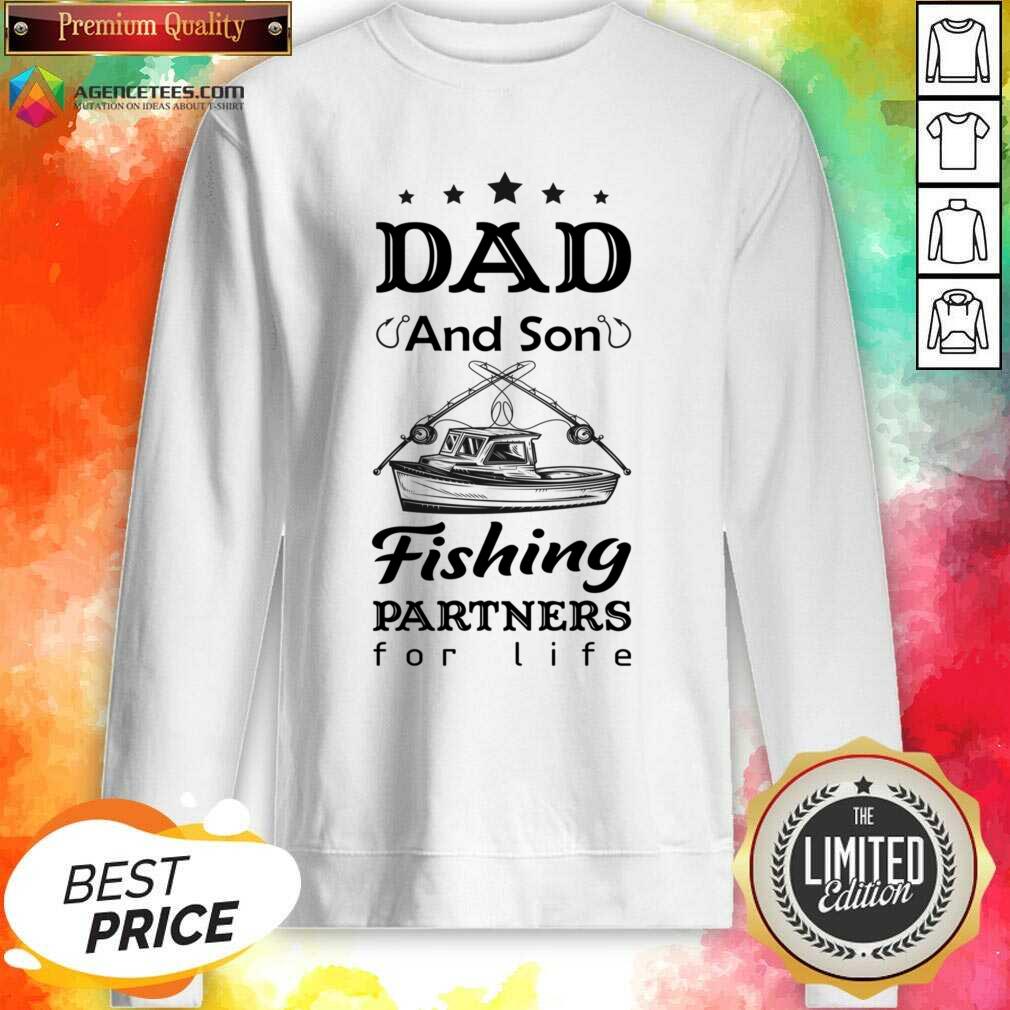 Dad And Son Fishing Partners For Life Shirt