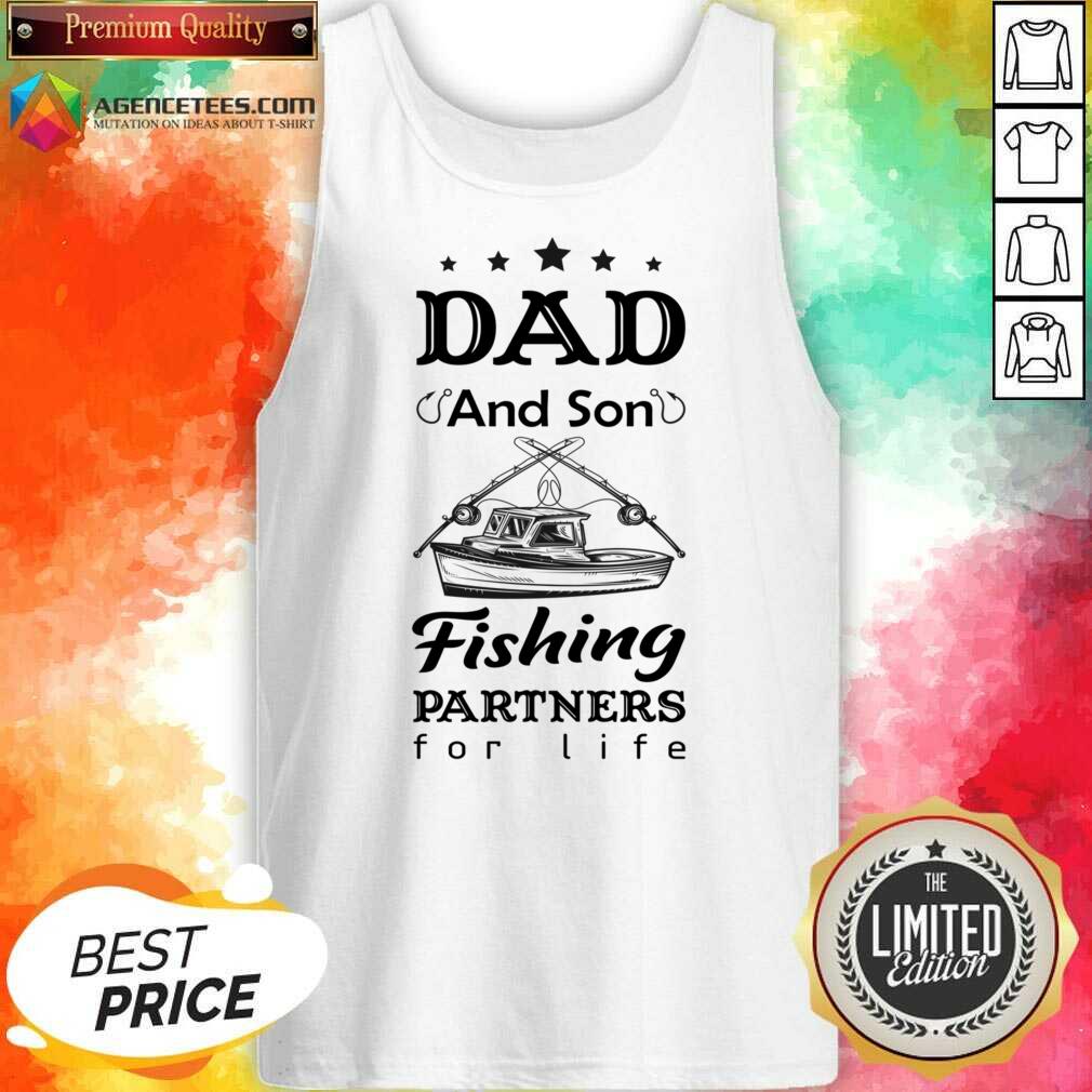 Dad And Son Fishing Partners For Life Shirt