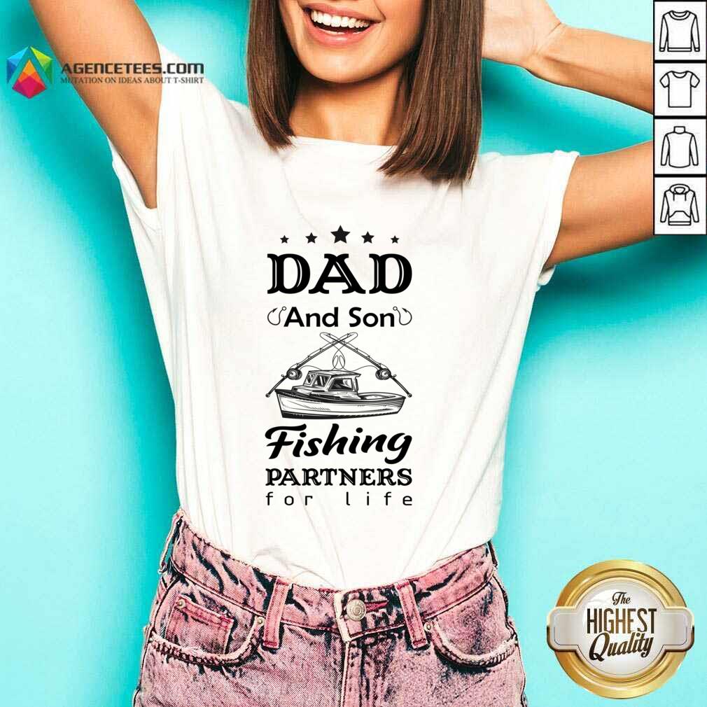 Dad And Son Fishing Partners For Life Shirt