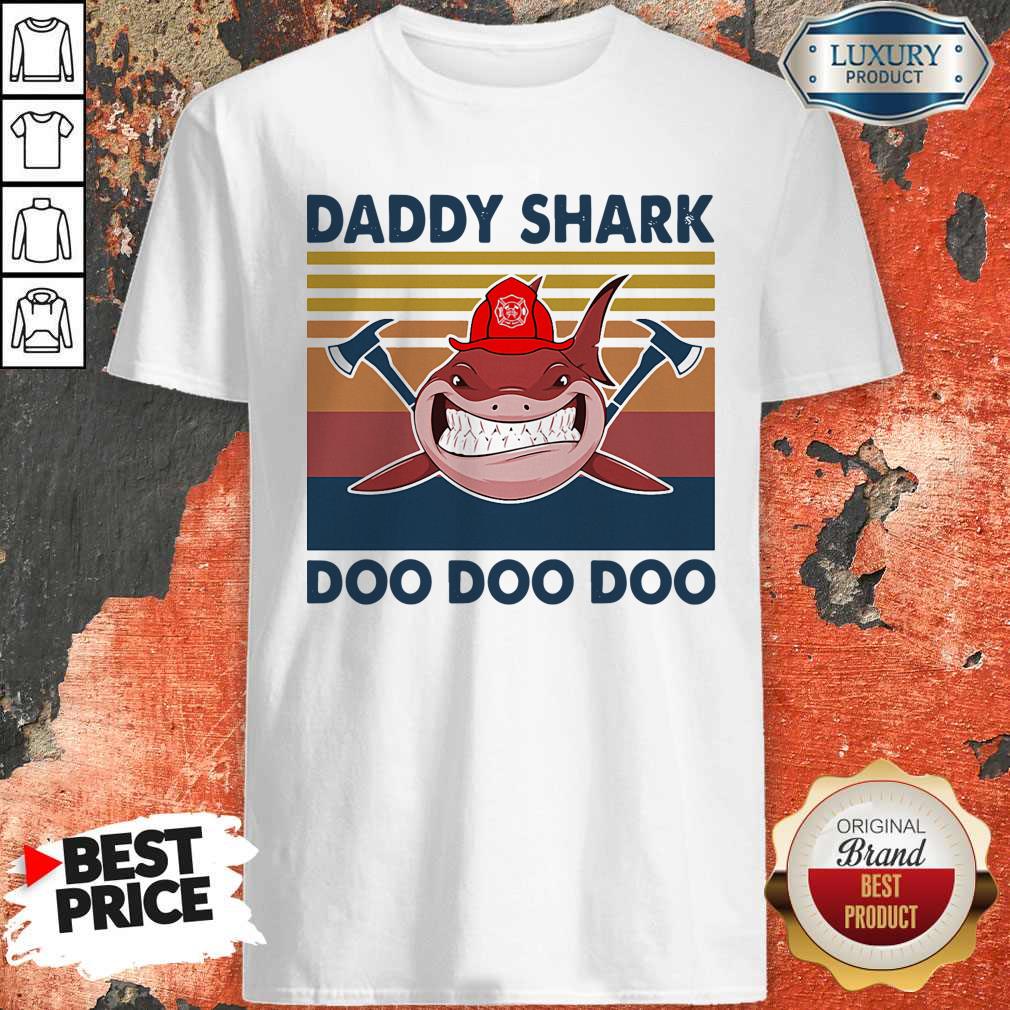 Daddy Shark Doo Doo Doo Vintage Shirt