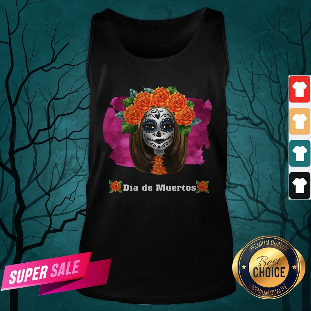 Day Of Dead Dia De Muertos Sugar Skull Girl Shirt