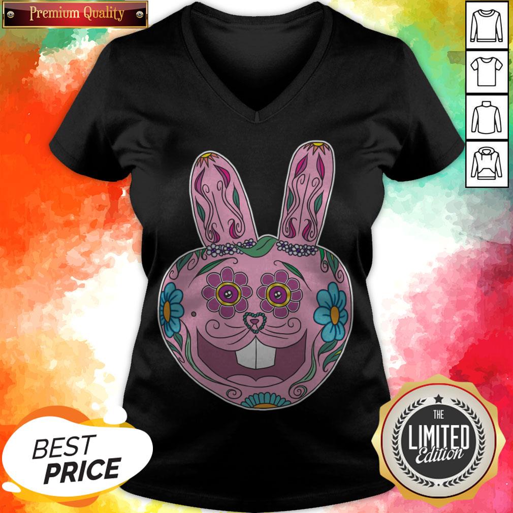 Day Of The Dead Caprice The Crudely Drawn Bunny Sugar Skull Shirt