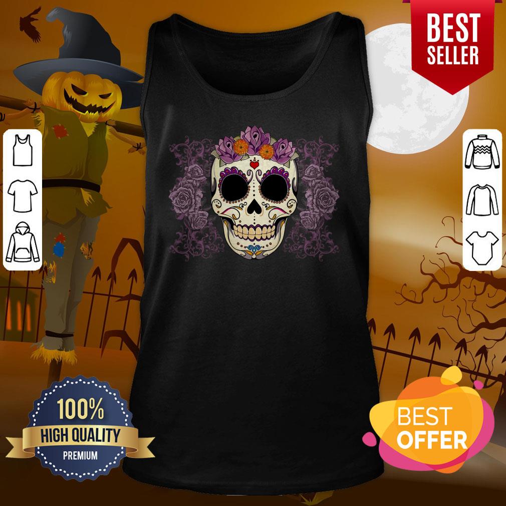 Day Of The Dead Muertos Vintage Skull And Roses Shirt