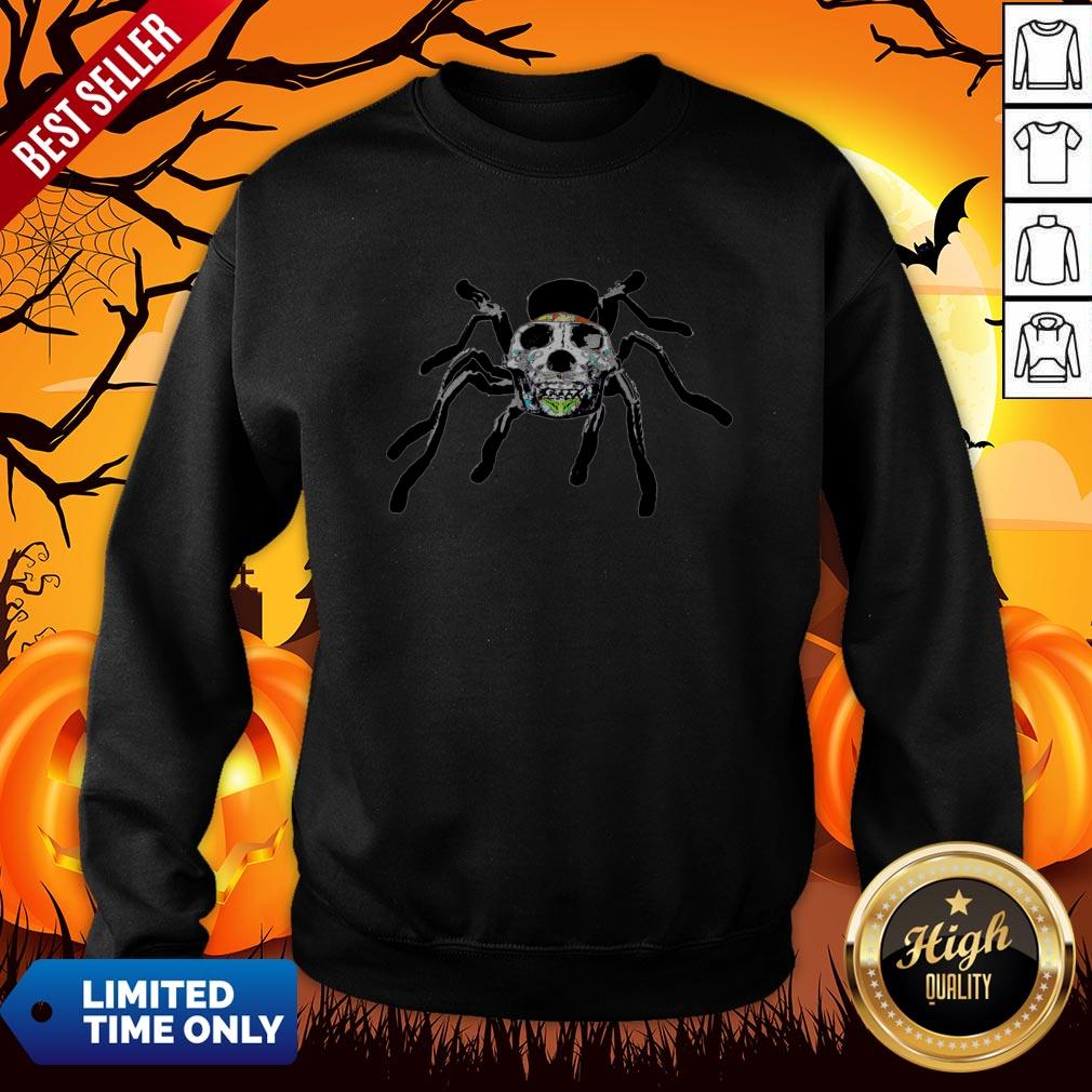 Day Of The Dead Skull Tarantula Halloween Day Shirt