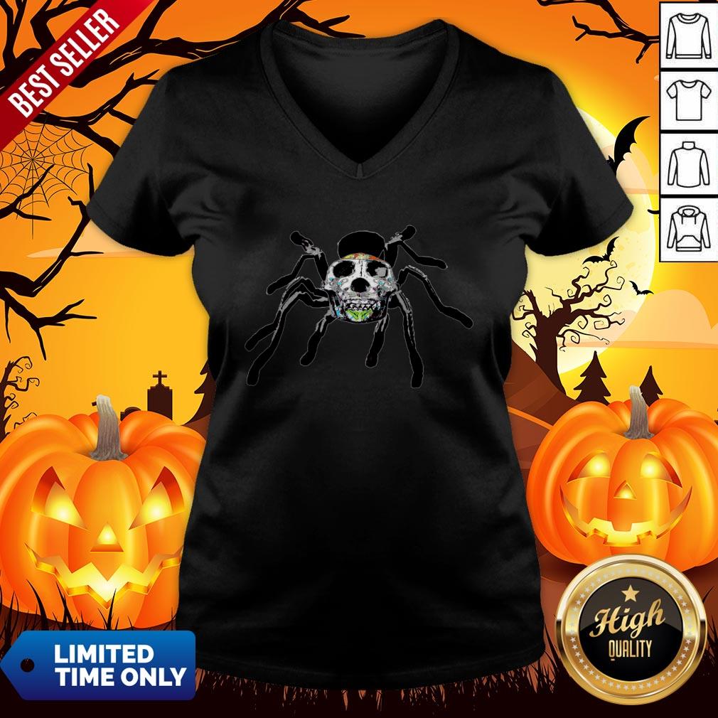 Day Of The Dead Skull Tarantula Halloween Day Shirt