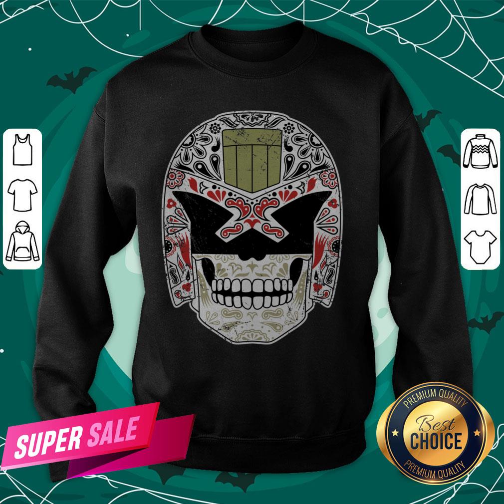 Day Of The Dredd Variant Sugar Skull Dia De Muertos Shirt