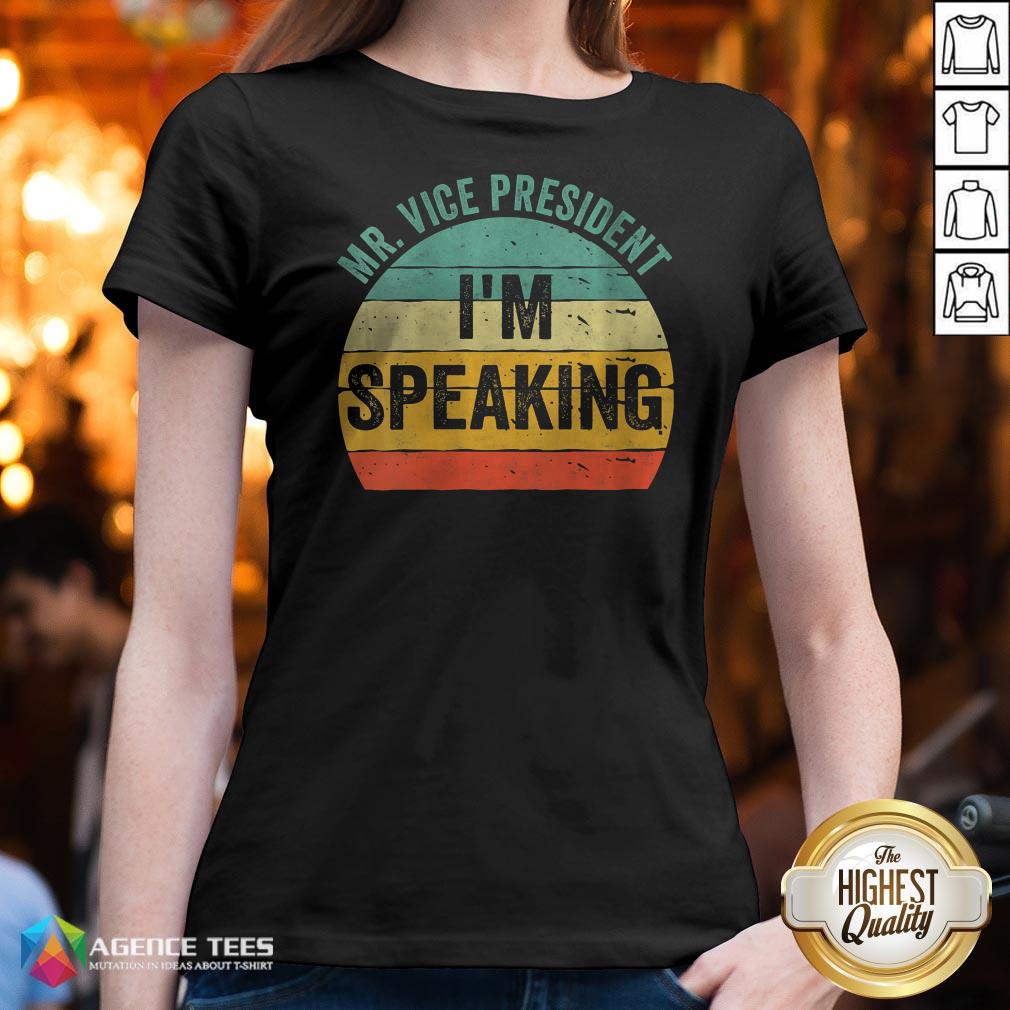 Debate Quote 2020 Vintage Mr Vice President I'm Speaking Shirt