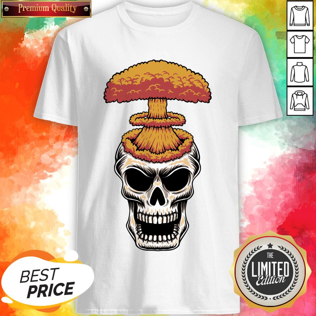 Dia De Los Muertos Day Of The Dead Skull Head Nuke Shirt