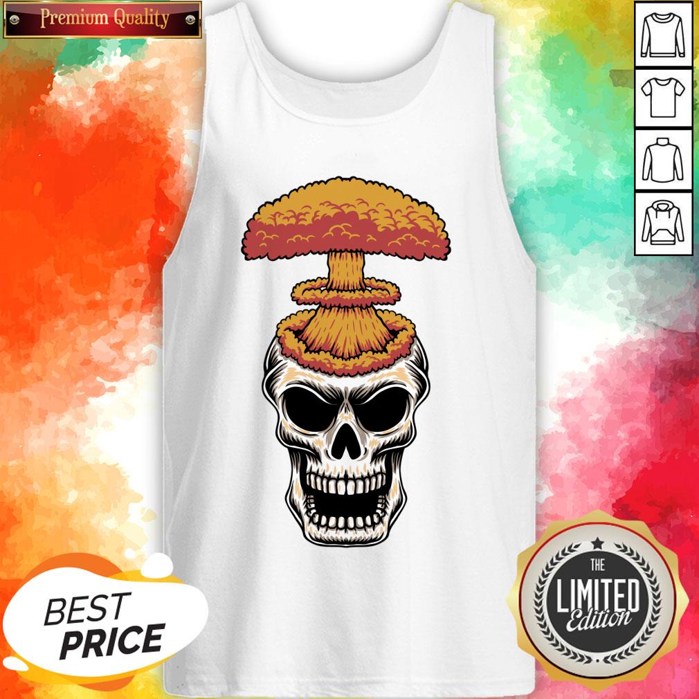 Dia De Los Muertos Day Of The Dead Skull Head Nuke Shirt