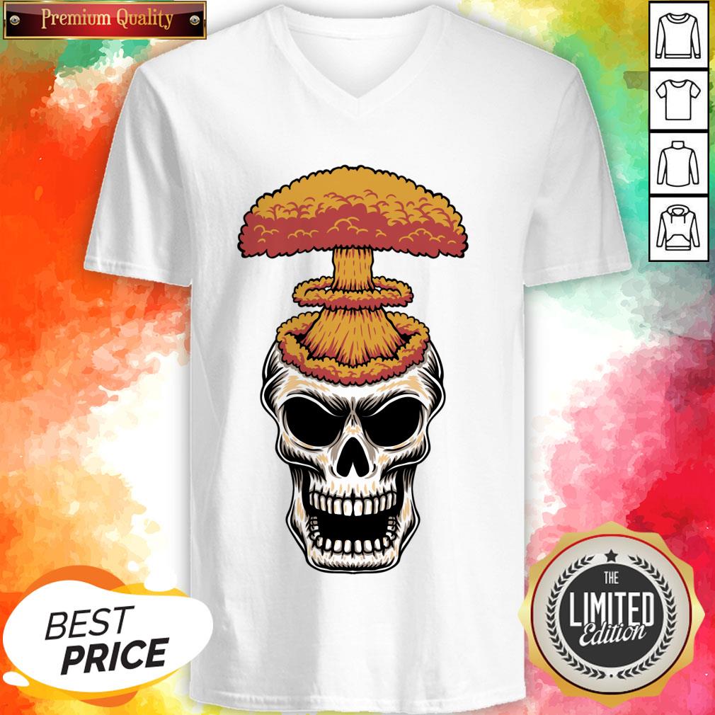 Dia De Los Muertos Day Of The Dead Skull Head Nuke Shirt