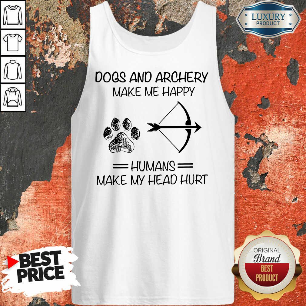Dog And Archery Humans Shirt