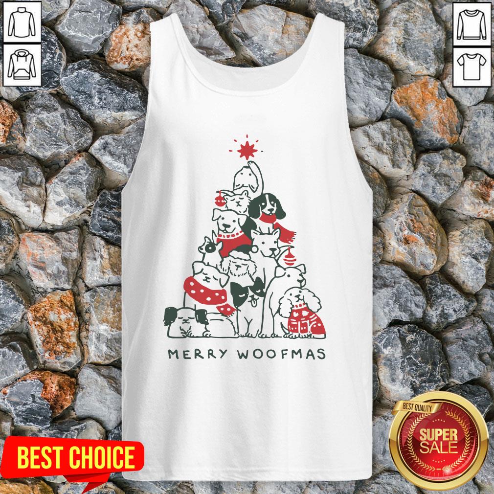 Dogs Tree Merry Woofmas Shirt
