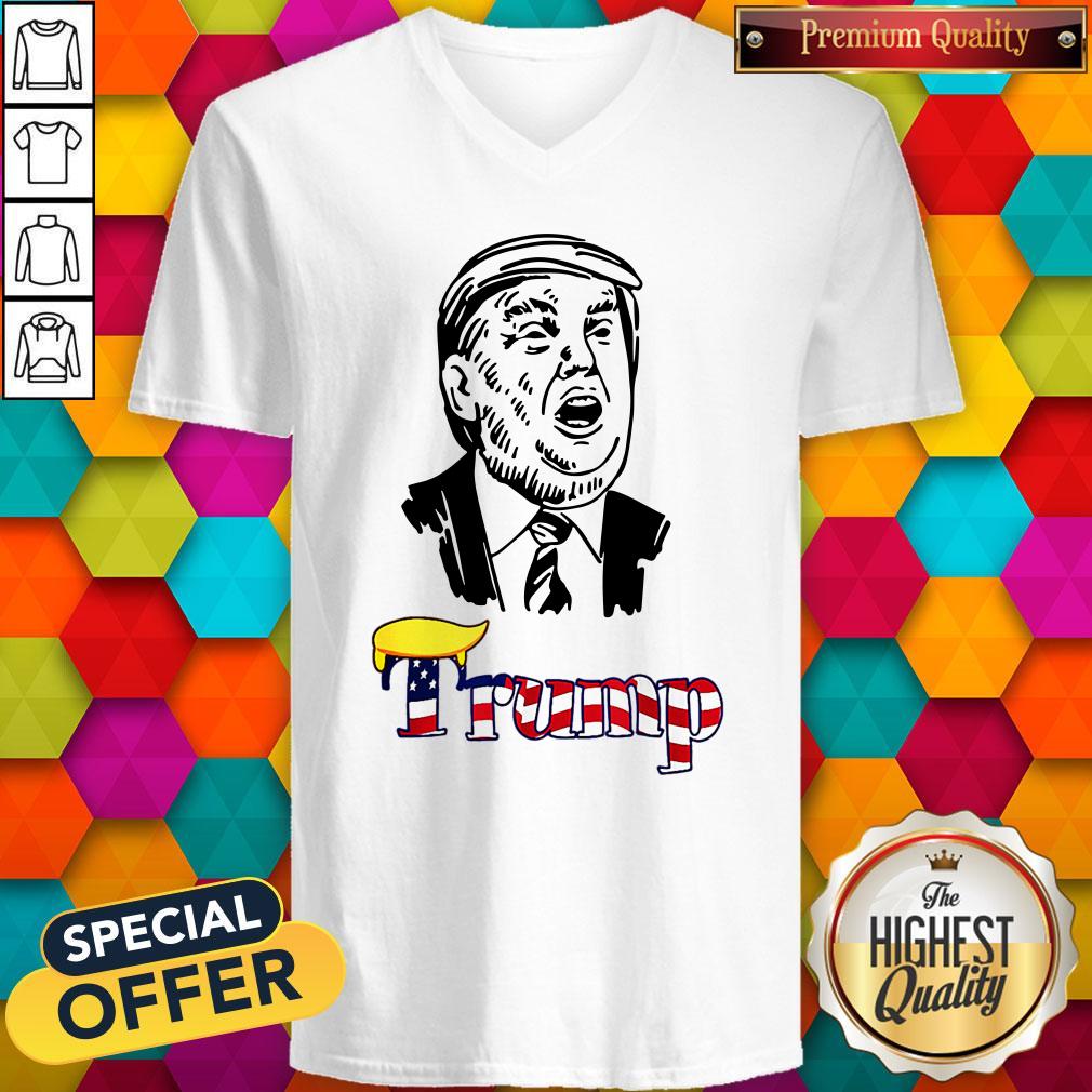 Donal Trump Political Reelection 2020 USA Hair Dew Shirt