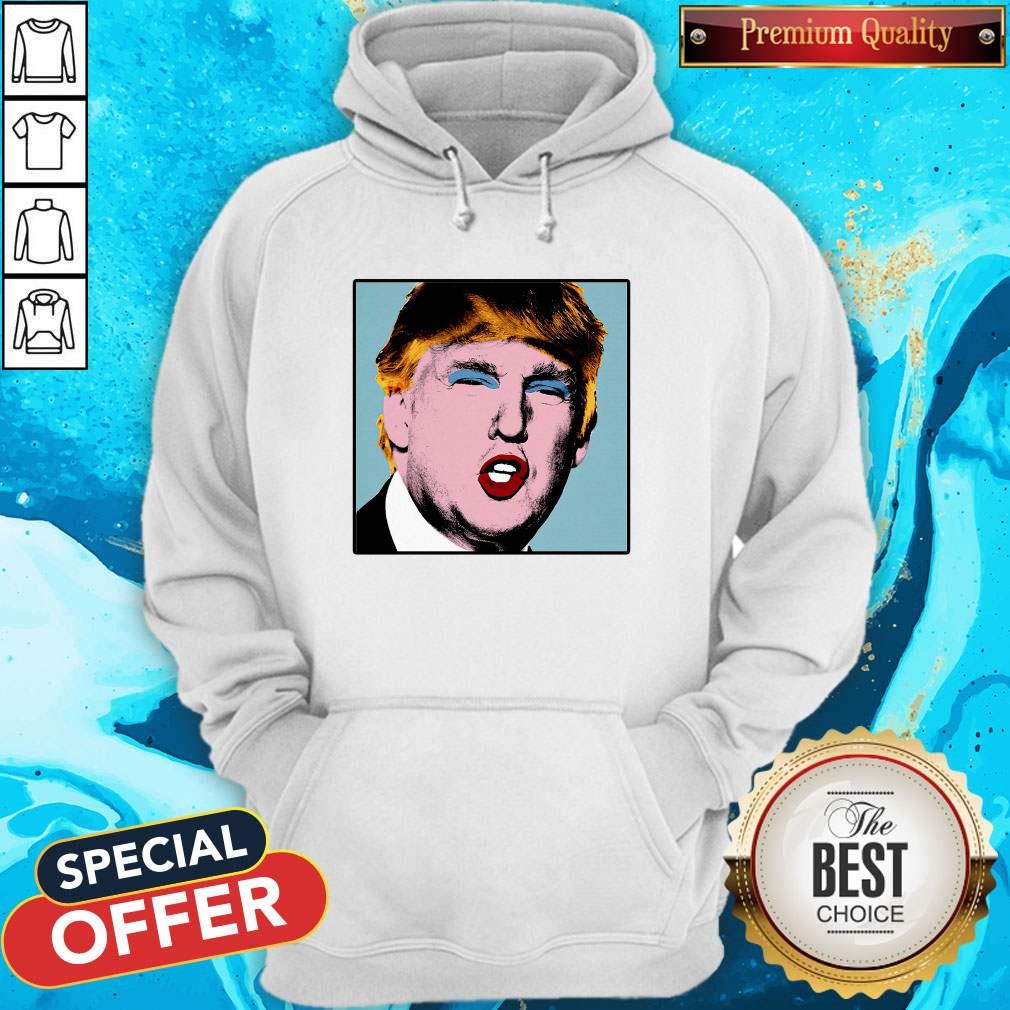Donald Trump Makeup Style Warhol Shirt