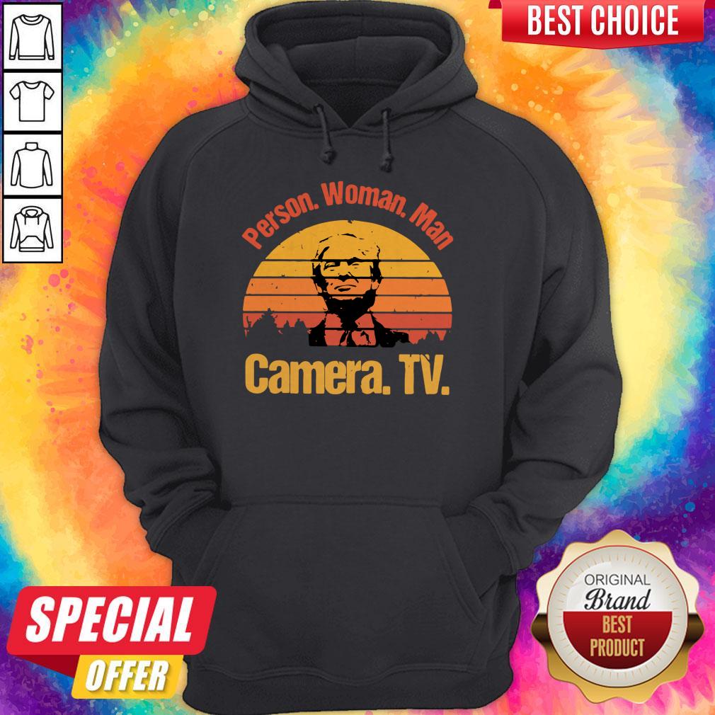 Donald Trump Person Woman Man Camera Tv Vintage Shirt