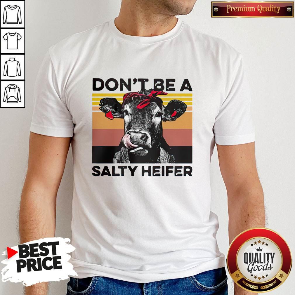 Don't Be A Salty Heifer Vintage Shirt
