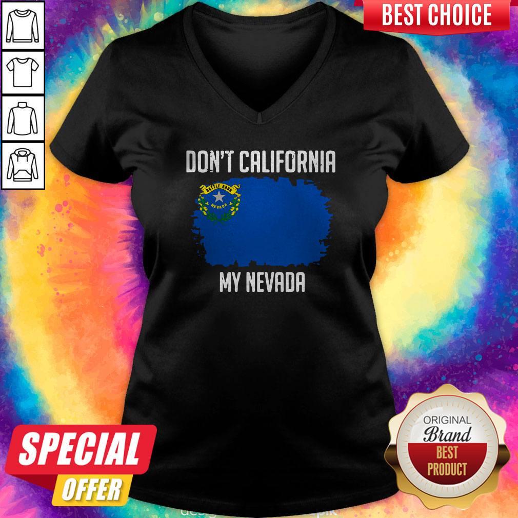 Top Don’t California My Nevada Flag Shirt