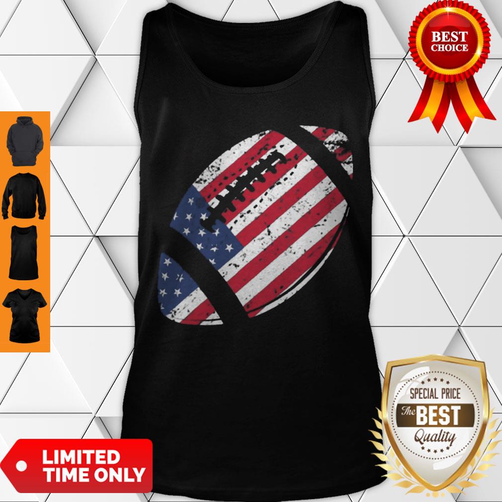 Nice American Football 4th July American Flag Patriotic Shirt