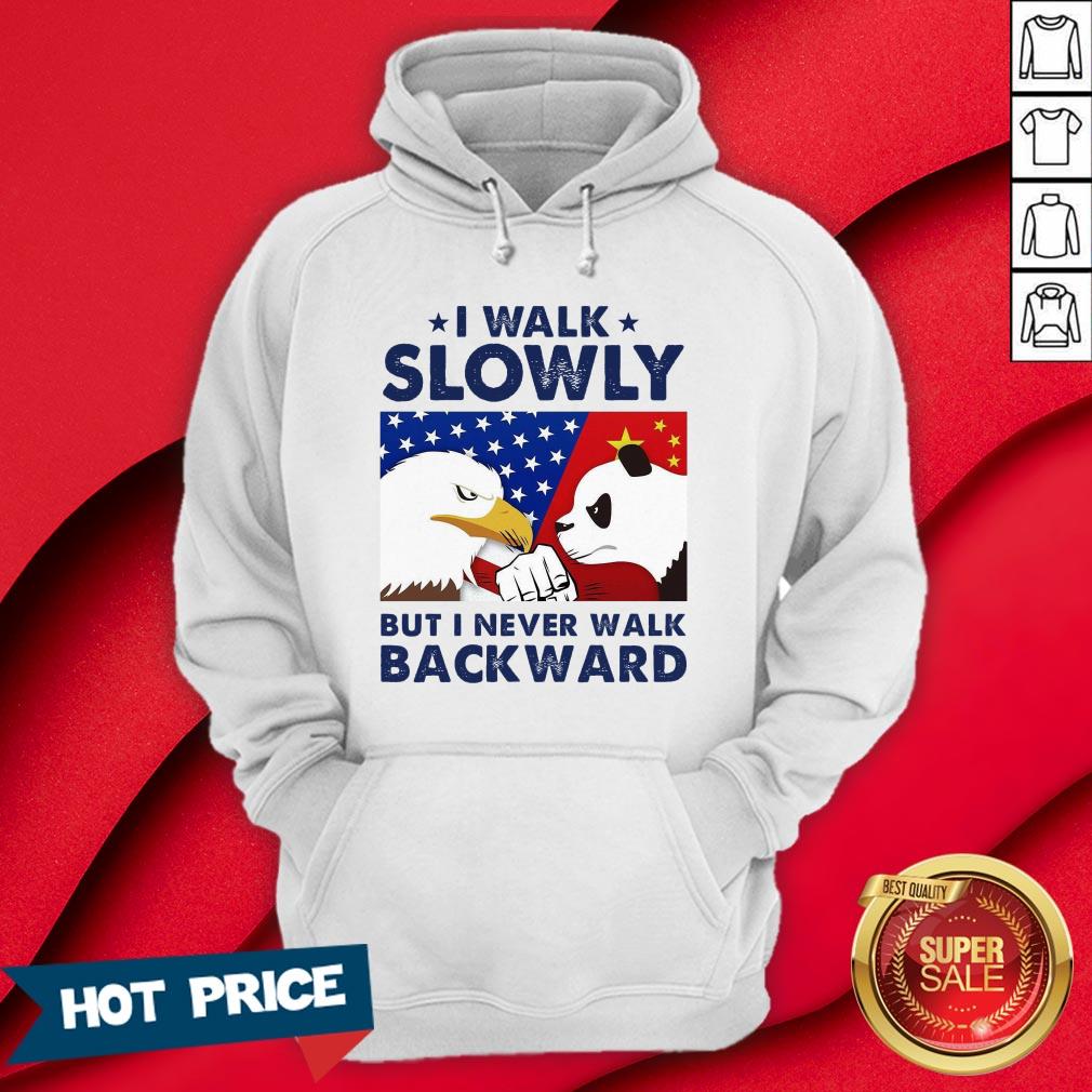 Eagles Panda I Walk Slowly But I Never Walk Backward Shirt