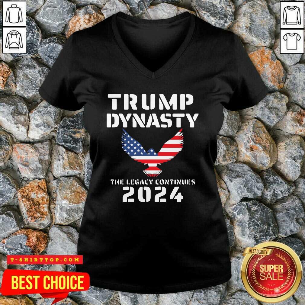 Eagles Trump Dynasty The Legacy Continues 2024 American Flag Shirt